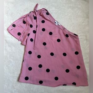 NWT Bar III polka dot blouse xxs